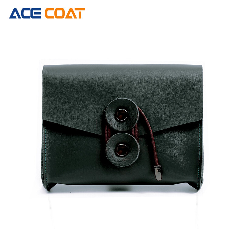 ACECOAT 移动电源收纳包 笔记本电源包 数据线材包充电宝小配件数码收纳包 墨绿色