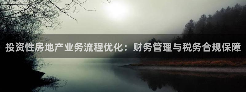 新宝5下载网址：投资性房地产业务流程优化：财务管理与税务合规