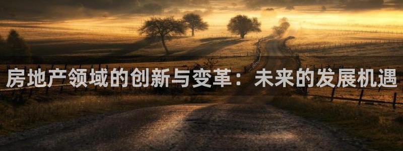 新宝5登陆：房地产领域的创新与变革：未来的发展机遇