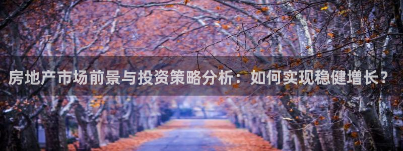 新宝5得74OOO5：房地产市场前景与投资策略分析：如何实现