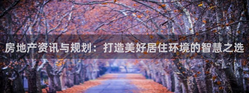 新宝5平台：房地产资讯与规划：打造美好居住环境的智慧之选