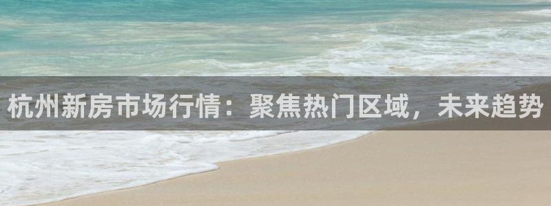 新宝m2O5O5O：杭州新房市场行情：聚焦热门区域，未来趋势