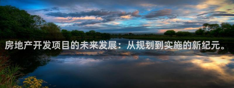 新宝5手机平台登陆：房地产开发项目的未来发展：从规划到实施的