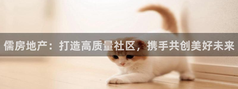 新宝5登录：儒房地产：打造高质量社区，携手共创美好未来
