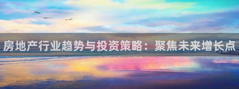 新宝5挂机：房地产行业趋势与投资策略：聚焦未来增长点