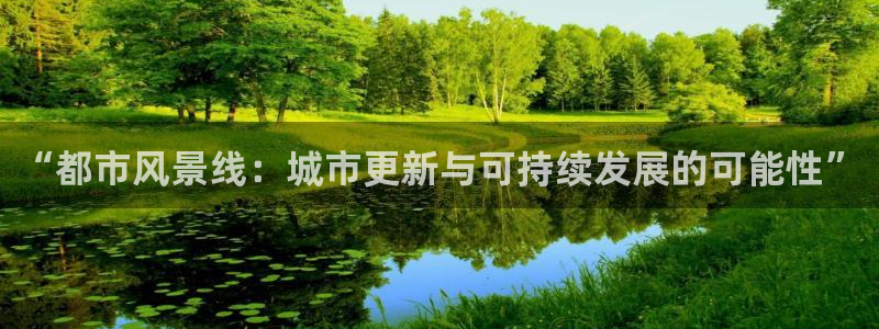 新宝gg5：“都市风景线：城市更新与可持续发展的可能性”