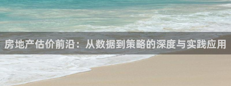 新宝5挂机：房地产估价前沿：从数据到策略的深度与实践应用