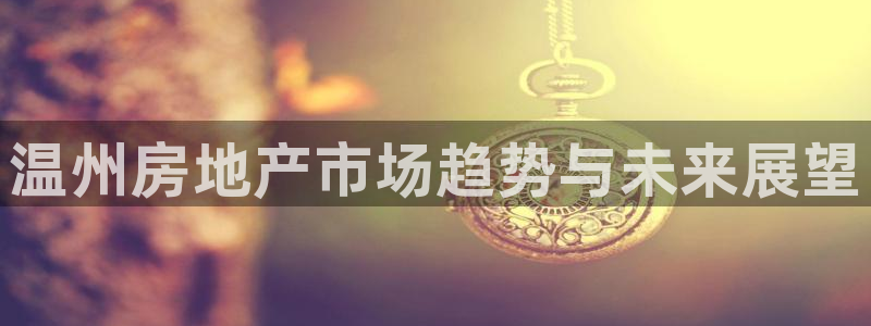 新宝5开好：温州房地产市场趋势与未来展望