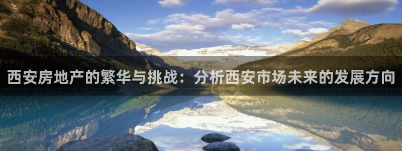 新宝5入口：西安房地产的繁华与挑战：分析西安市场未来的发展方