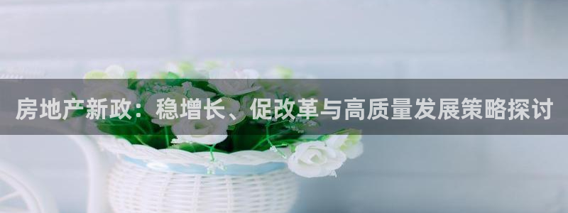新宝5客户端登录：房地产新政：稳增长、促改革与高质量发展策略