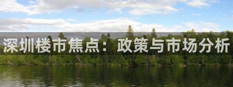 新宝5下载网址：深圳楼市焦点：政策与市场分析